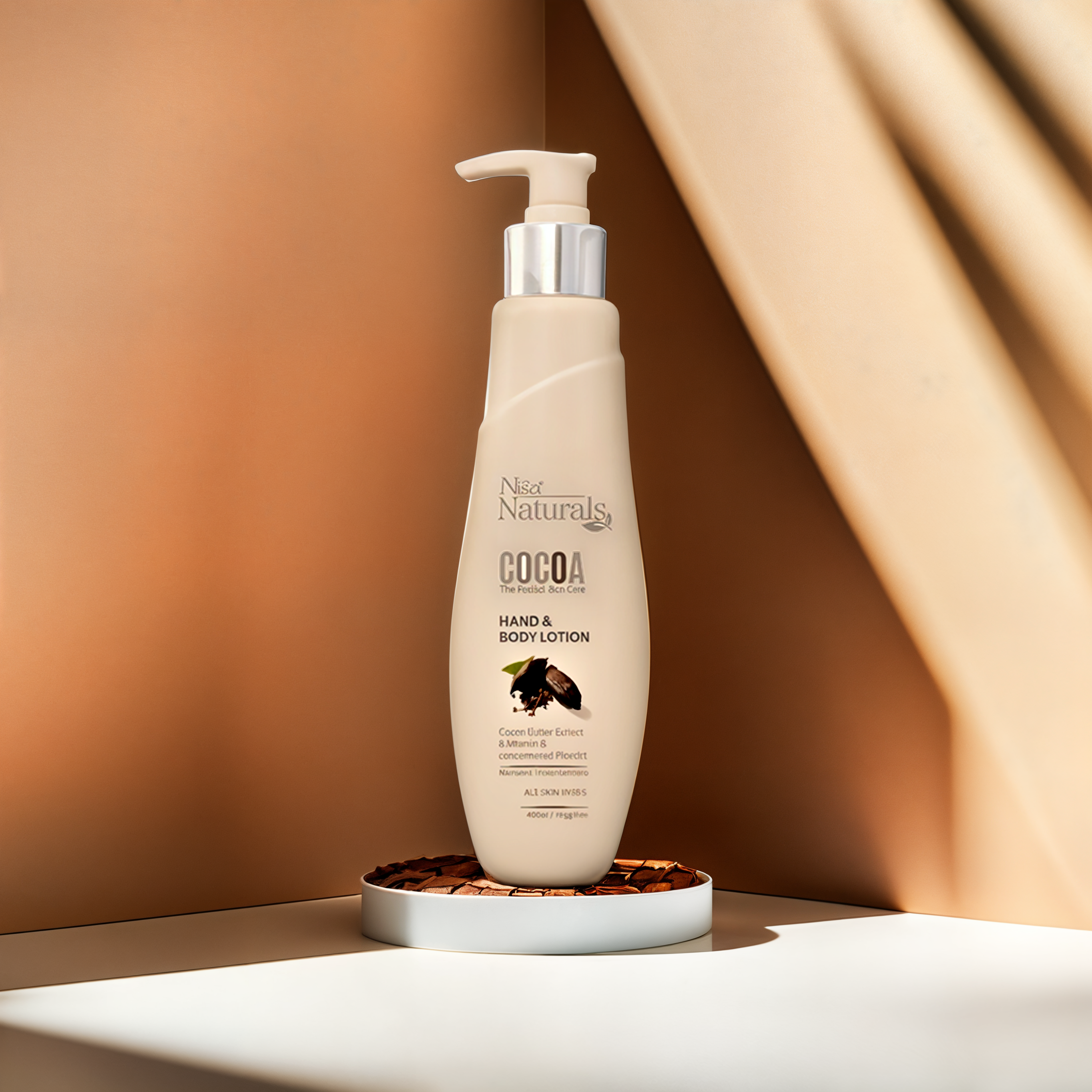 Nisa Naturals - Hand & Body Lotion - Cocoa 400ML