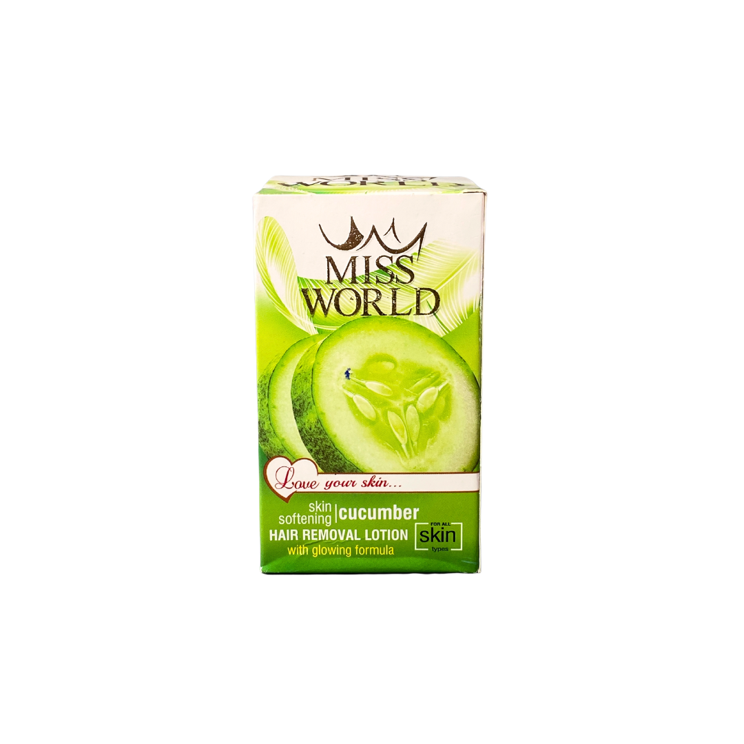 Miss World Hair Removal Lotion Cucumber 120ML