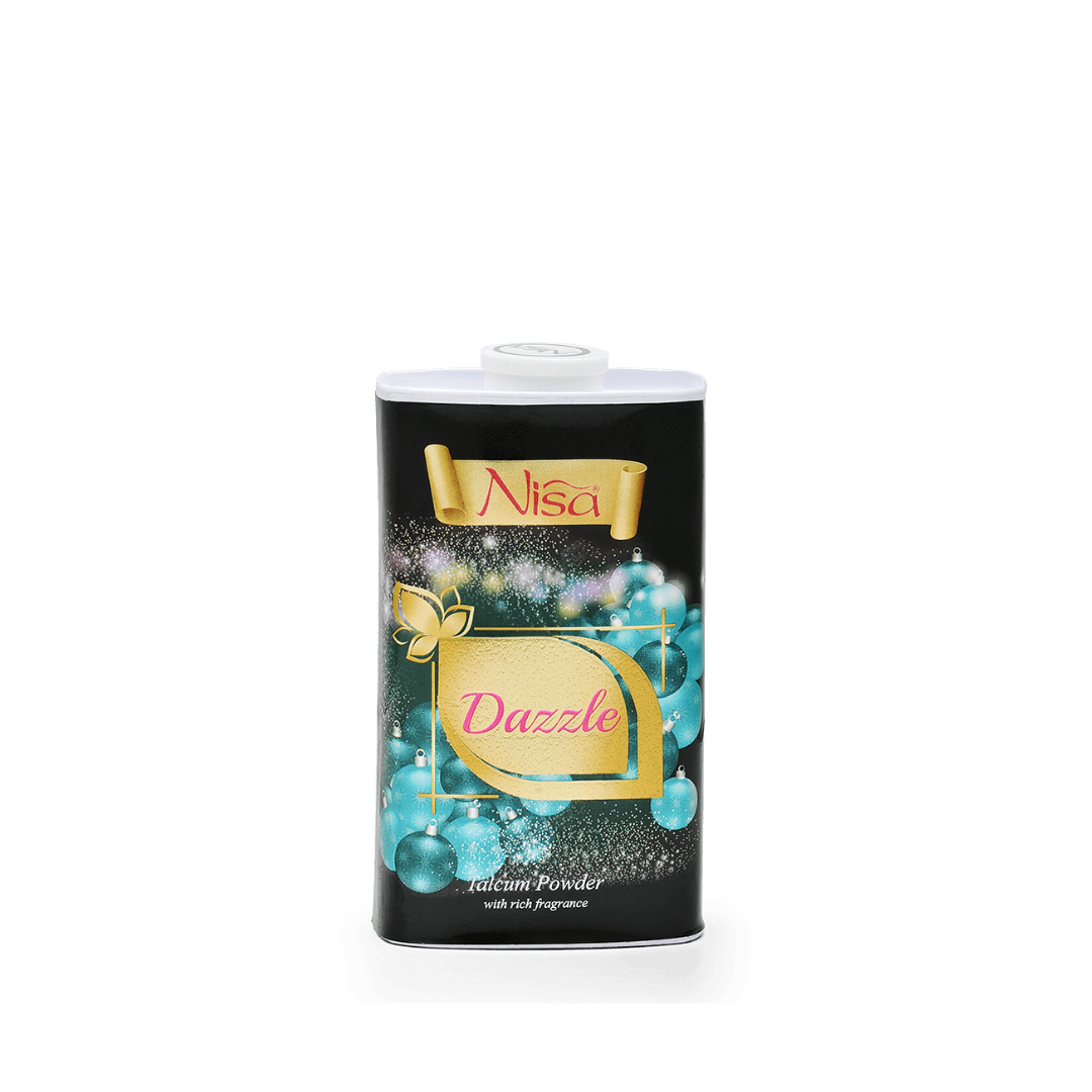 Nisa Tin Talcum Dazzle 100GM