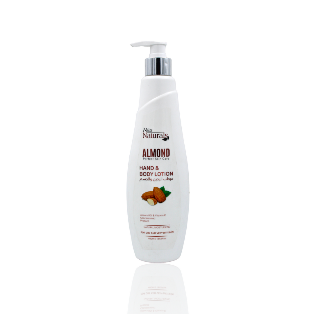 Nisa Naturals - Hand & Body Lotion - Almond 400ML