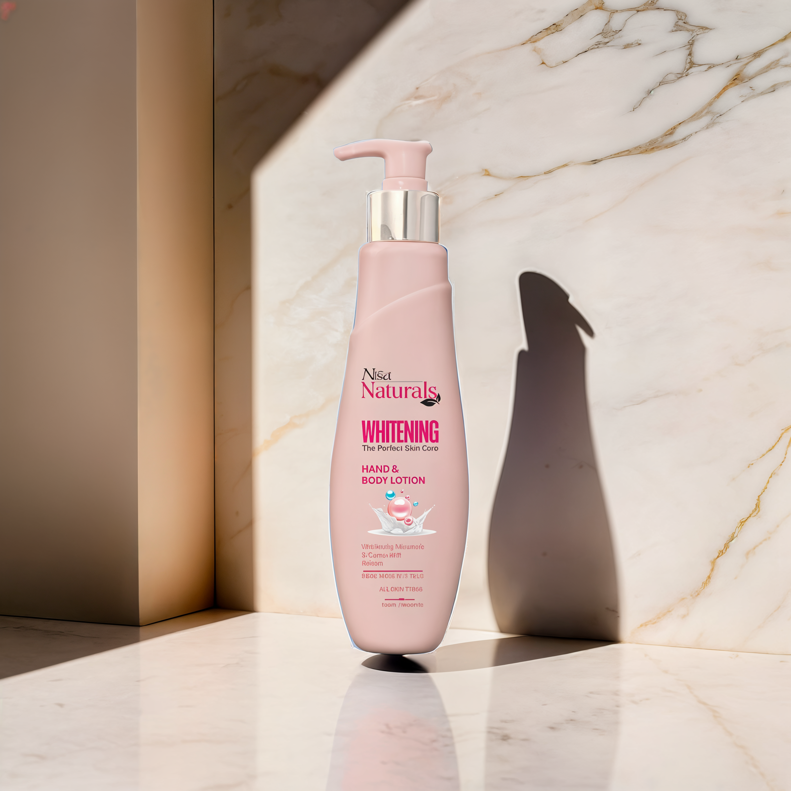 Nisa Naturals - Hand & Body Lotion - Whitening 400ML