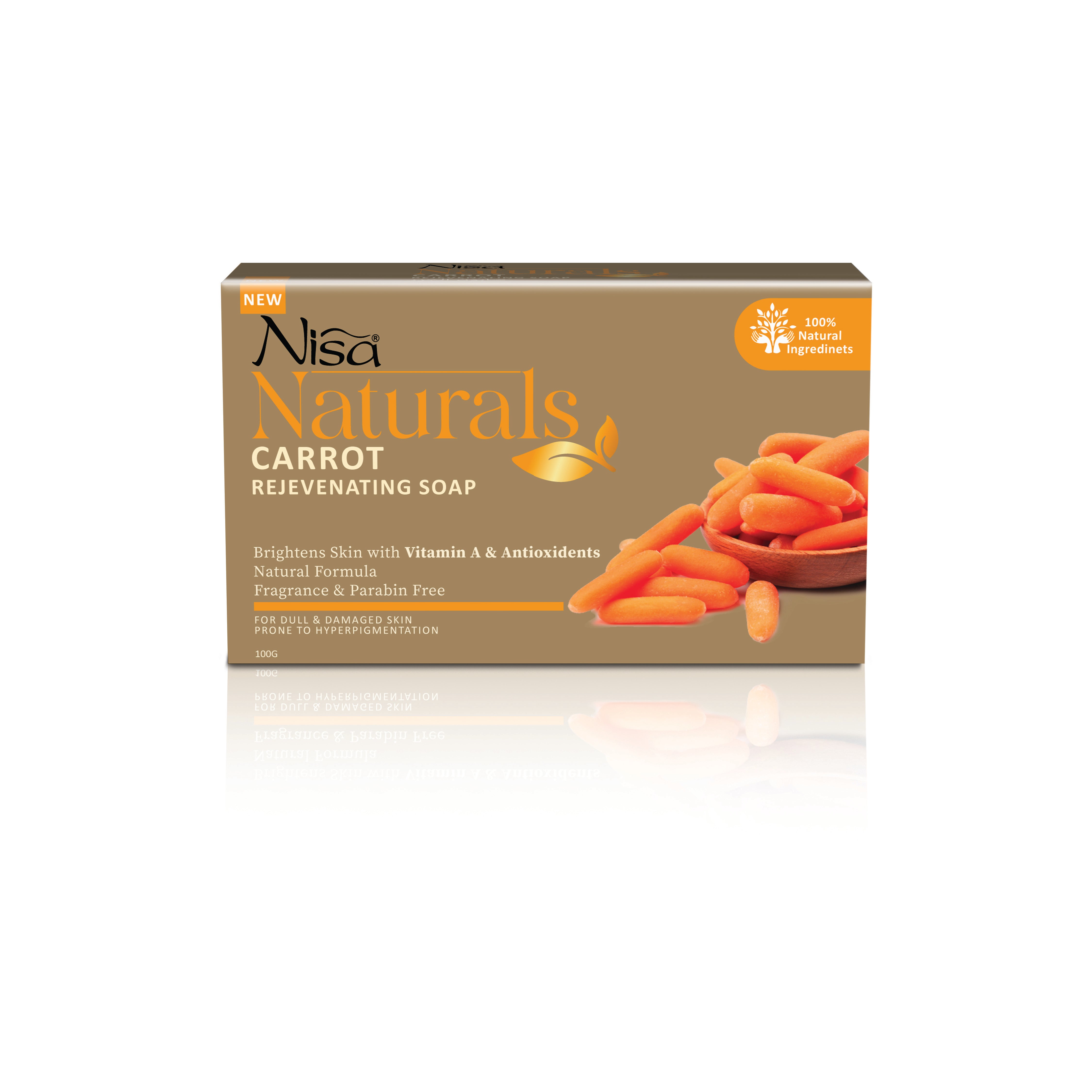 Nisa Naturals - Carrot Rejuvenating Soap