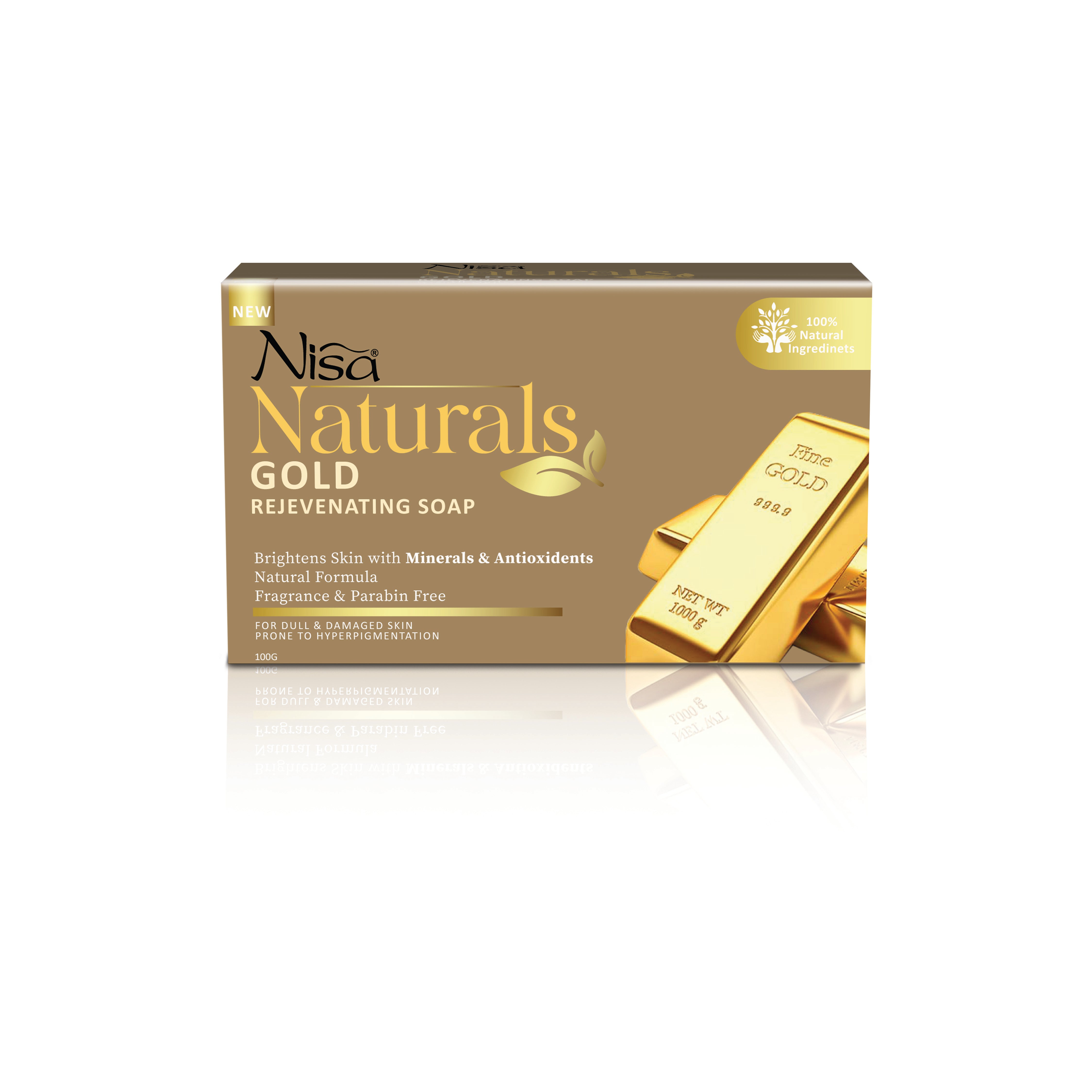 Nisa Naturals - Gold Rejuvenating Soap