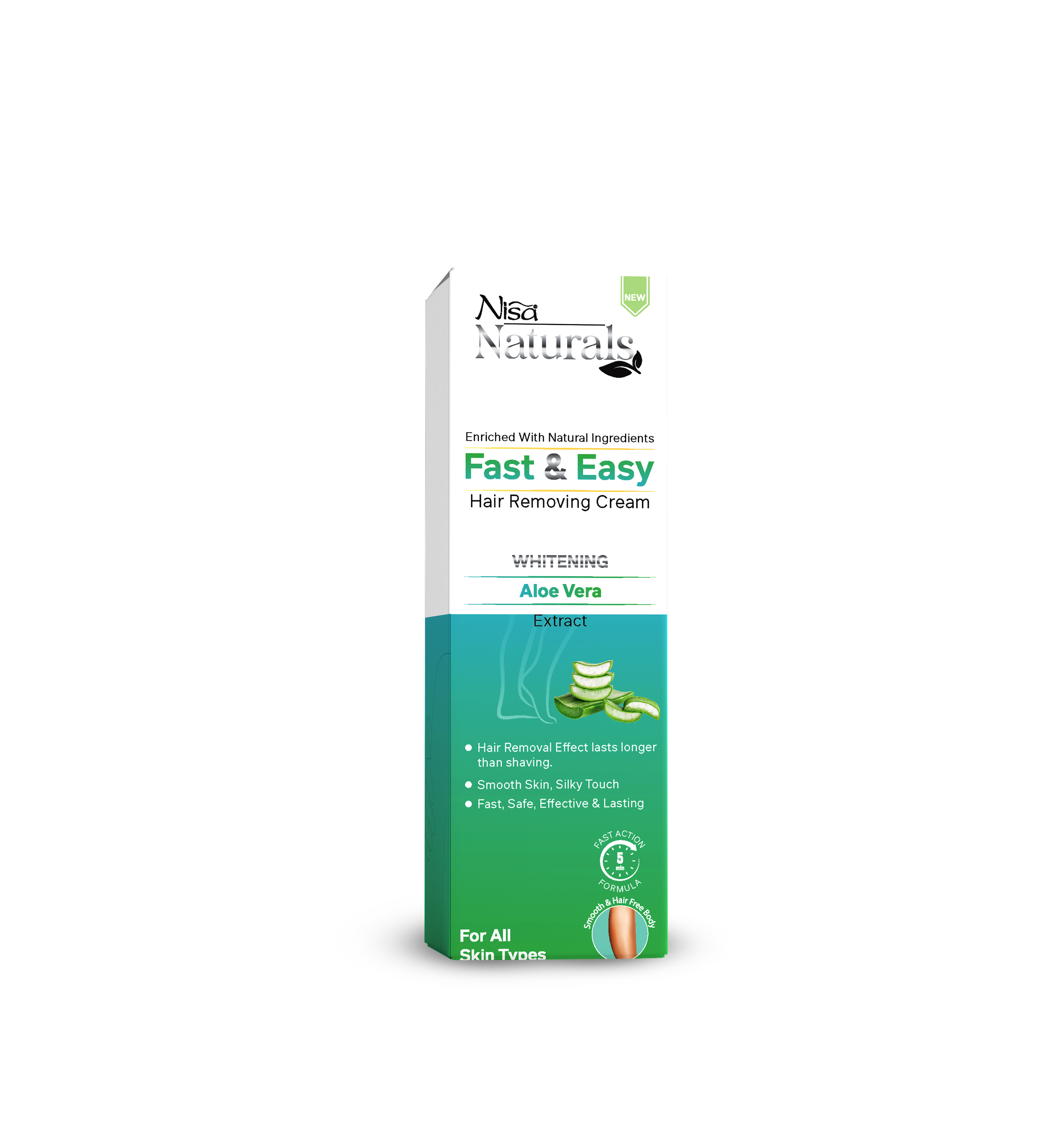 Nisa Naturals - Hair Removal Cream - Aloe vera 120ML