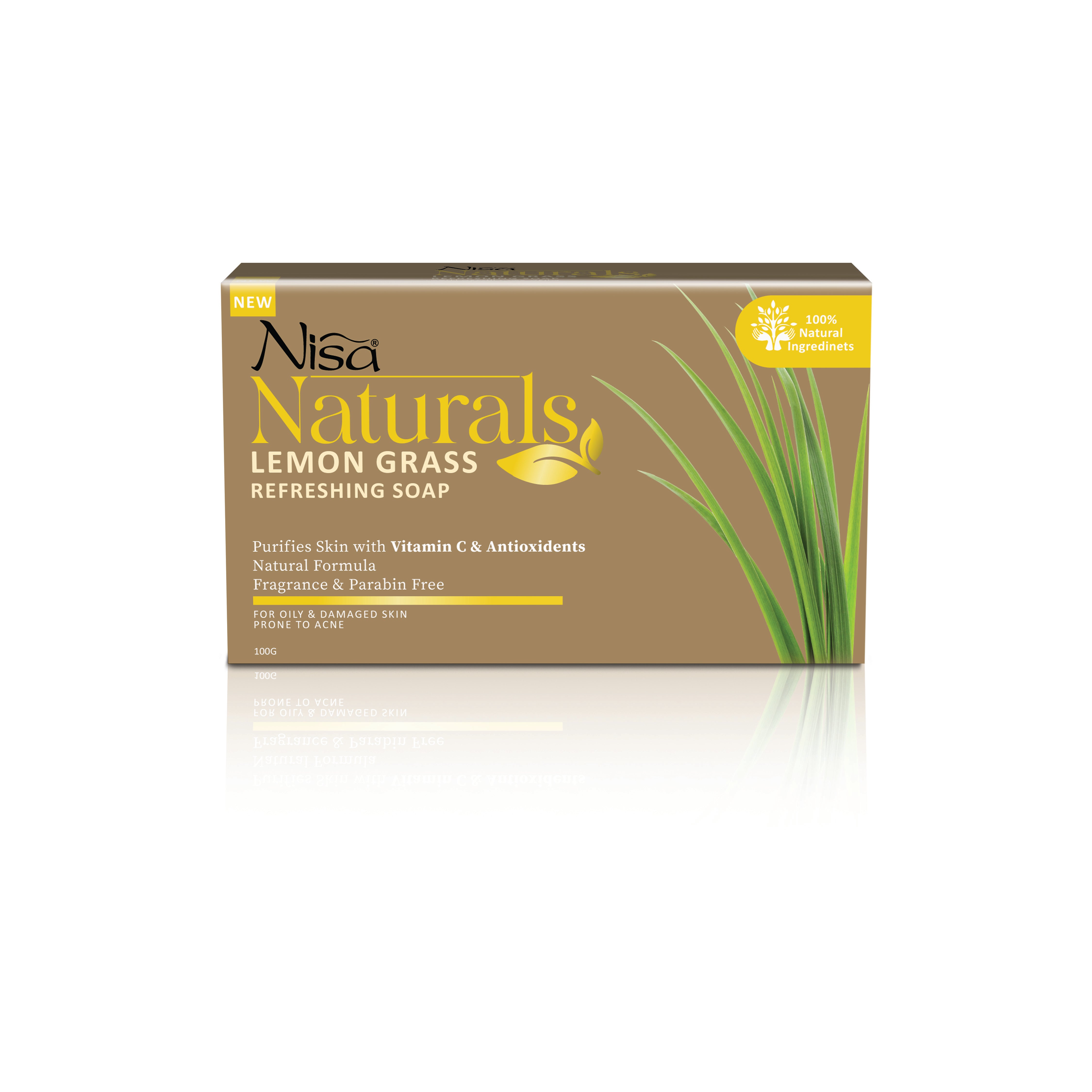 Nisa Naturals - Lemon Grass Refreshing Soap