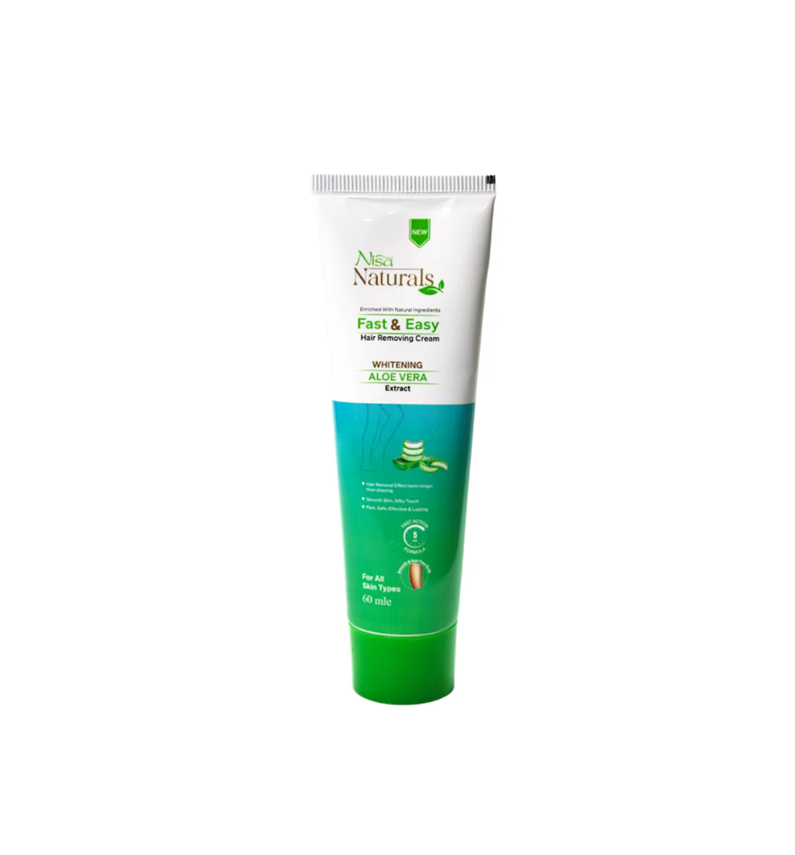 Nisa Naturals - Hair Removal Cream - Aloe vera 60ML