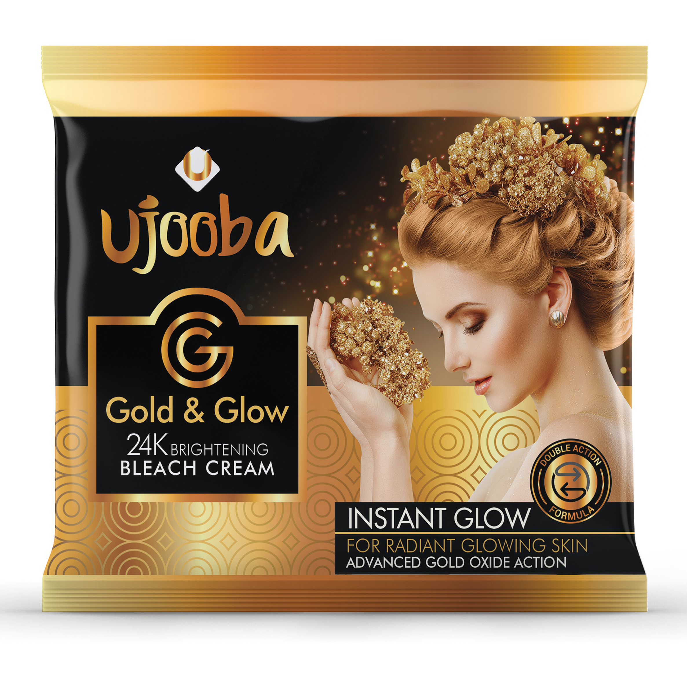 Ujooba Gold & Glow 24k Brightening Bleach Cream